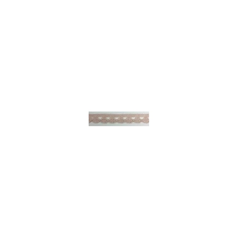 9627-900 PUNTILLA BOLILLO CASSIA 10 MM. POLIESTER 100% NUDE Venta en piezas de 25.00 M