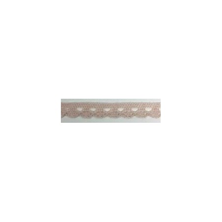 9627-900 PUNTILLA BOLILLO CASSIA 10 MM. POLIESTER 100% NUDE Venta en piezas de 25.00 M
