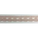 9627-900 PUNTILLA BOLILLO CASSIA 10 MM. POLIESTER 100% NUDE Venta en piezas de 25.00 M