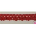9706-88 PUNTILLA BOLILLO DIEGO 12 MM. ALGODON 100% CORAL Venta en piezas de 25.00 M
