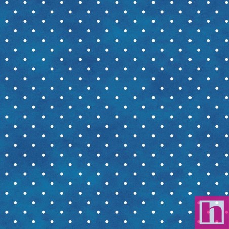 P0017-MAS609-QB PATCH. AMERICANO BEAUTIFUL BASICS (046) CLASSIC DOT-110 CM. ALGODON 100% AZUL IMPERIAL Venta en piezas de 4.55 M