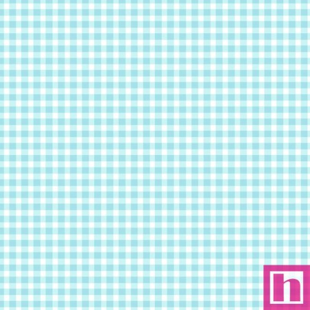 P0017-MAS610-BQ PATCH. AMERICANO BEAUTIFUL BASICS (043) CLASSIC CHECK-110 CM. ALGODON 100% NUBE Venta en piezas de 4.55 M