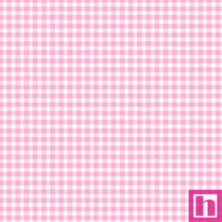 P0017-MAS610-P4 PATCH. AMERICANO BEAUTIFUL BASICS (004) CLASSIC CHECK-110 CM. ALGODON 100% ROSA Venta en piezas de 4.55 M