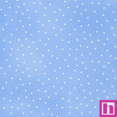 P0017-MAS8119-B5 PATCH. AMERICANO BEAUTIFUL BASICS (049) SCATTER DOT-110 CM. ALGODON 100% CIELO Venta en piezas de 4.55 M