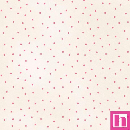 P0017-MAS8119-EP2 PATCH. AMERICANO BEAUTIFUL BASICS (095) SCATTER DOT-110 CM. ALGODON 100% NATURAL/ROSA Venta en piezas de 4.55