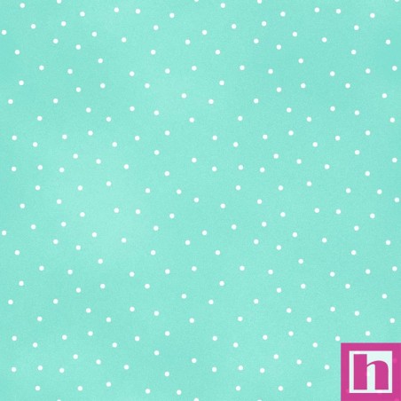 P0017-MAS8119-Q2 PATCH. AMERICANO BEAUTIFUL BASICS (041) SCATTER DOT-110 CM. ALGODON 100% MENTA Venta en piezas de 4.55 M