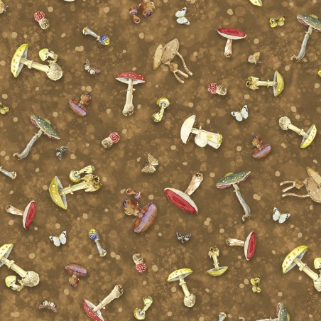 P121-FFLO6335LZ PATCH. AMERICANO FOREST FLOOR (09) 110 CM. ALGODON 100% TIERRA Venta en piezas de 7.00 M