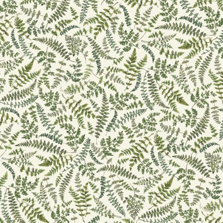 P121-FFLO6336EG PATCH. AMERICANO FOREST FLOOR (13) 110 CM. ALGODON 100% CREMA/VERDE Venta en piezas de 7.00 M