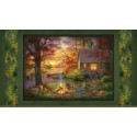 P121-FSER6248PA PATCH. AMERICANO FIRESIDE SERENITY (01) PANEL 60X110 CM. ALGODON 100% MULTI Venta en piezas de 4.55 M
