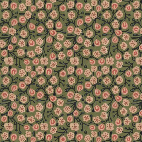 P121-NOVE6398DG PATCH. AMERICANO NOVELLA (07) 110 CM. ALGODON 100% VERDE Venta en piezas de 7.00 M