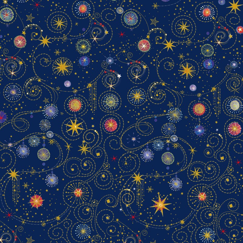 P121-TTRE6317DB PATCH. AMERICANO TURNOWSKY TREASURES (23) 110 CM. ALGODON 100% AZUL Venta en piezas de 7.00 M