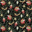 P121-TTSE6172K PATCH. AMERICANO TIS THE SEASON (05) 110 CM. ALGODON 100% NEGRO/MULTI Venta en piezas de 7.00 M