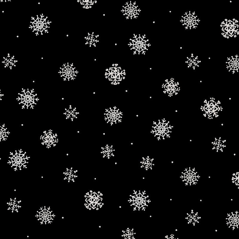 P121-TTSE6175K PATCH. AMERICANO TIS THE SEASON (08) 110 CM. ALGODON 100% NEGRO Venta en piezas de 7.00 M