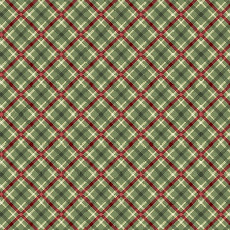 P121-WISO6235G PATCH. AMERICANO WINTER SONG (16) 110 CM. ALGODON 100% VERDE Venta en piezas de 7.00 M