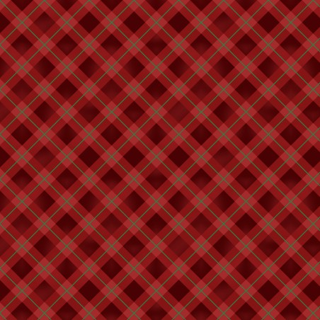 P121-WISO6236R PATCH. AMERICANO WINTER SONG (14) 110 CM. ALGODON 100% ROJO Venta en piezas de 7.00 M