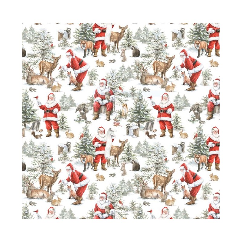 P121-WWHI6202W PATCH. AMERICANO WOODLAND WHISPERS (01) 110 CM. ALGODON 100% BLANCO Venta en piezas de 7.00 M