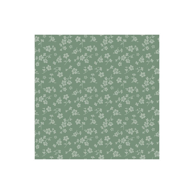 P133-15043-45 PATCH. AMERICANO SWEET MEADOW (16) 110 CM. ALGODON 100% VERDE Venta en piezas de 6.80 M