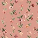 P133-16760-27 PATCH. AMERICANO GARDEN OF AFFECTION (02) 110 CM. ALGODON 100% SALMON Venta en piezas de 6.80 M