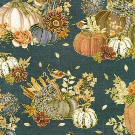 P135-AWHDM-23915-67 PATCH. AMERICANO HELLO FALL (25) 110 CM. ALGODON 100% MARINO Venta en piezas de 7.00 M