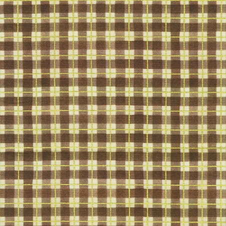 P135-AWHDM-23920-342 PATCH. AMERICANO HELLO FALL (10) 110 CM. ALGODON 100% CHOCOLATE Venta en piezas de 7.00 M