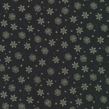 P135-SRKD-23911-2 PATCH. AMERICANO TINY TIDINGS (20) 110 CM. ALGODON 100% NEGRO Venta en piezas de 7.00 M