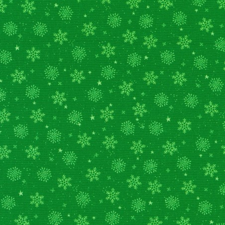P135-SRKD-23911-240 PATCH. AMERICANO TINY TIDINGS (06) 110 CM. ALGODON 100% VERDE Venta en piezas de 7.00 M