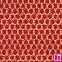 P135-SRKM-22952-91 PATCH. AMERICANO HOLIDAY FLOURISH PEPPERMINT TWIST (04) 110 CM. ALGODON 100% ROJO/DORADO Venta en piezas de 7