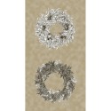P137-SRKM-23698-158 PATCH. AMERICANO HOLIDAY FLOURISH - FOREST GLEN (57) PANEL 60X110 CM. ALGODON 100% TAUPE/PLA METALL Venta en