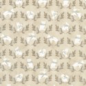 P137-SRKM-23706-303 PATCH. AMERICANO HOLIDAY FLOURISH - FOREST GLEN (48) 110 CM. ALGODON 100% NATURAL/PLATA METALLIC Venta en pi