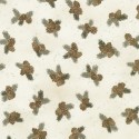 P137-SRKM-23707-303 PATCH. AMERICANO HOLIDAY FLOURISH - FOREST GLEN (49) 110 CM. ALGODON 100% NATURAL/PLATA METALLIC Venta en pi