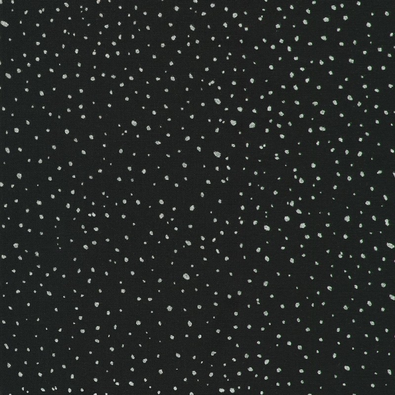P137-SRKM-23708-2 PATCH. AMERICANO HOLIDAY FLOURISH - FOREST GLEN (43) 110 CM. ALGODON 100% NEGRO/DORADO METALLIC Venta en pieza