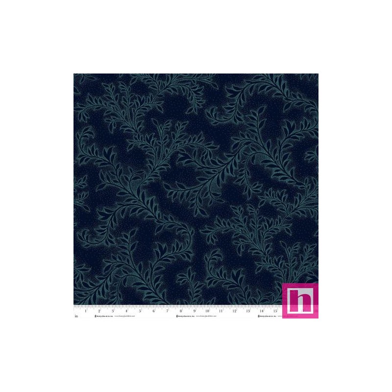 P140-3485-77 PATCH. AMERICANO PHILOMENA (10) 110 CM. ALGODON 100% NEGRO/AZUL Venta en piezas de 7.00 M