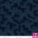 P140-3485-77 PATCH. AMERICANO PHILOMENA (10) 110 CM. ALGODON 100% NEGRO/AZUL Venta en piezas de 7.00 M