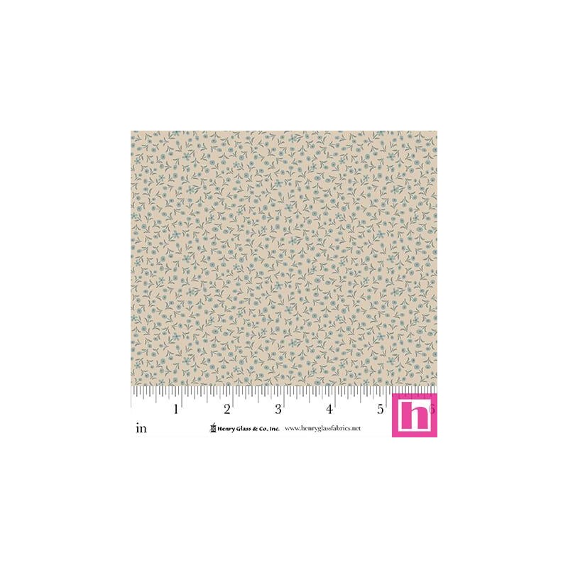 P140-3501-37 PATCH. AMERICANO SIMPLY CHARMING (26) 110 CM. ALGODON 100% BEIG/AZUL Venta en piezas de 7.00 M