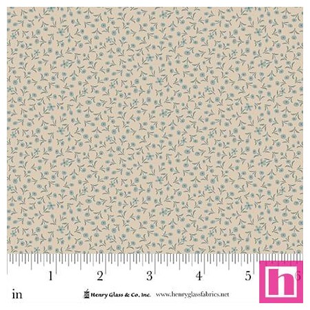 P140-3501-37 PATCH. AMERICANO SIMPLY CHARMING (26) 110 CM. ALGODON 100% BEIG/AZUL Venta en piezas de 7.00 M