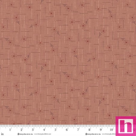 P140-3503-22 PATCH. AMERICANO SIMPLY CHARMING (03) 110 CM. ALGODON 100% PAPAYA Venta en piezas de 7.00 M
