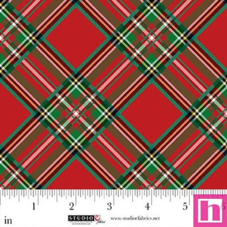 P140-8385-88 PATCH. AMERICANO BLOOMS OF THE HOLIDAY (04) 110 CM. ALGODON 100% ROJO Venta en piezas de 7.00 M