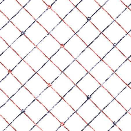 P17-MAS11104-WZ PATCH. AMERICANO REGATTA DAYS (08) 110 CM. ALGODON 100% BLANCO Venta en piezas de 7.00 M