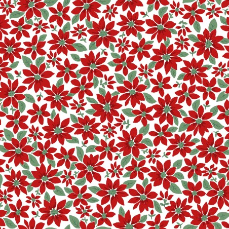 P17-MAS11114-WR PATCH. AMERICANO MERRY MIX (03) 110 CM. ALGODON 100% BLANCO/ROJO Venta en piezas de 7.00 M