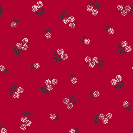 P17-MAS11174-R PATCH. AMERICANO HOLIDAY STITCHES (09) 110 CM. ALGODON 100% ROJO Venta en piezas de 7.00 M