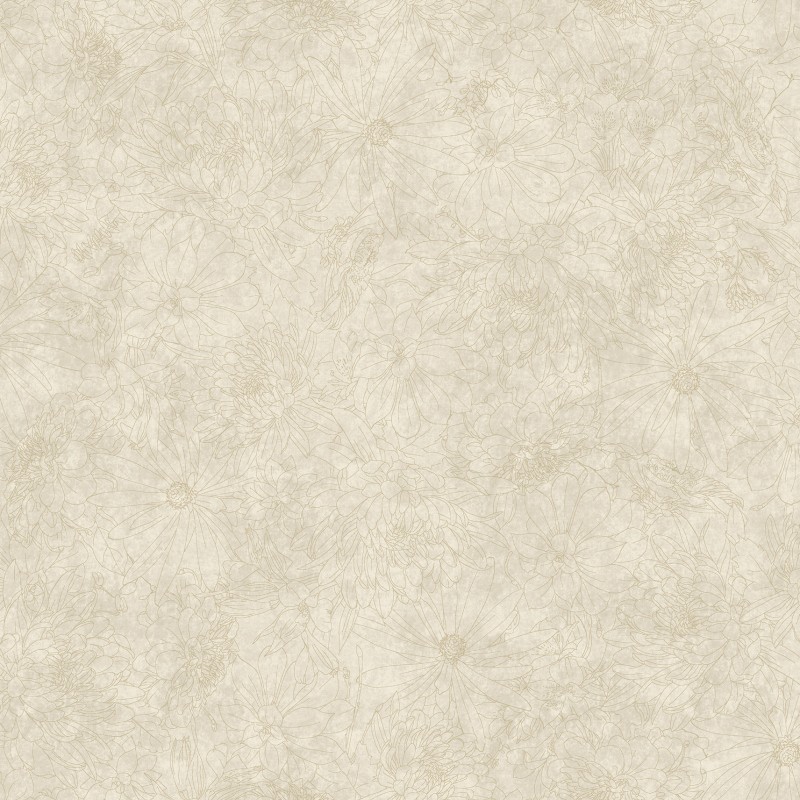 P17-MASQB11240-E PATCH. AMERICANO FINE LINE FLORAL 108 (07) 270 CM. ALGODON 100% BEIG Venta en piezas de 7.00 M
