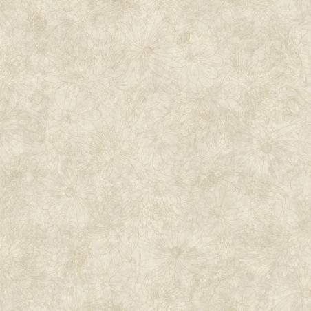 P17-MASQB11240-E PATCH. AMERICANO FINE LINE FLORAL 108 (07) 270 CM. ALGODON 100% BEIG Venta en piezas de 7.00 M