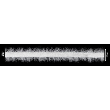129829-001 REMATE TRENZA DUNIA 10 MM. POLIAMIDA + POLIESTER BLANCO Venta en piezas de 20.00 M