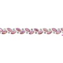 133900-0006 GALON FANTASIA SARABI 10 MM. ABS+RESINA+CRISTAL ROSA Venta en piezas de 9.10 M