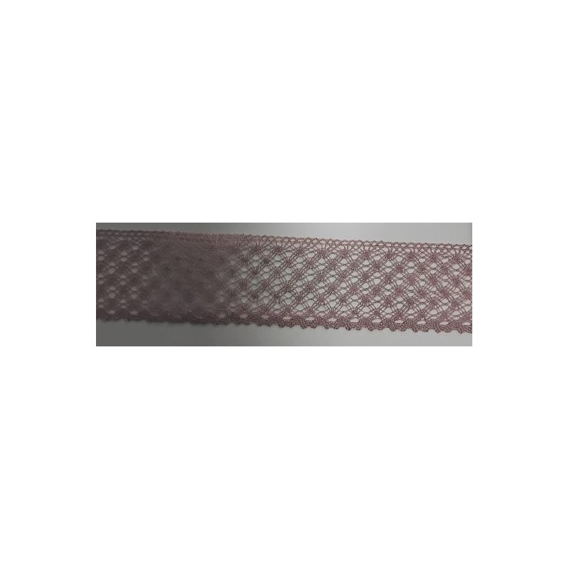 2040-W4 PUNTILLA BOLILLO BENNY 50 MM. ALGODON 100% MAQUILLAJE Venta en piezas de 30.00 M