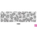 31022-25-1034 BIES PERFILADO ESTAMPADO ILANA 25 MM ALGODON 100% GRIS Venta en piezas de 20.00 M