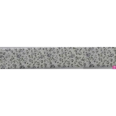 3287-18-03 BIES PERFILADO ZEITA-FLORAL 18 MM. POLIESTER 70%-ALGODON 30% BLANCO/LILA Venta en piezas de 25.00 M