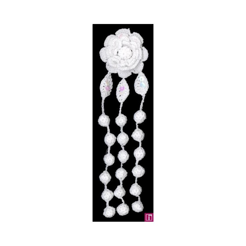 508276-01 APLICACION GANCHILLO SIKA 55X190 MM. ALGODON 100% BLANCO Venta en piezas de 10.00 U