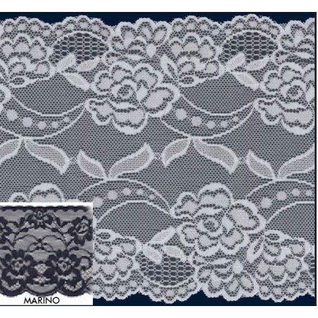 59580 GALON NYLON ELASTICO FARIHA 160 MM. POLIAMIDA 100% MARINO Venta en piezas de 20.00 M
