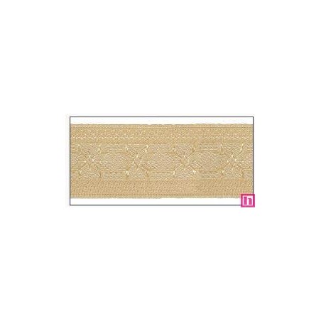 606034-30-01 CINTA JACQUARD ALTEA 30 MM. POLIESTER 100% BEIG Venta en piezas de 10.00 M